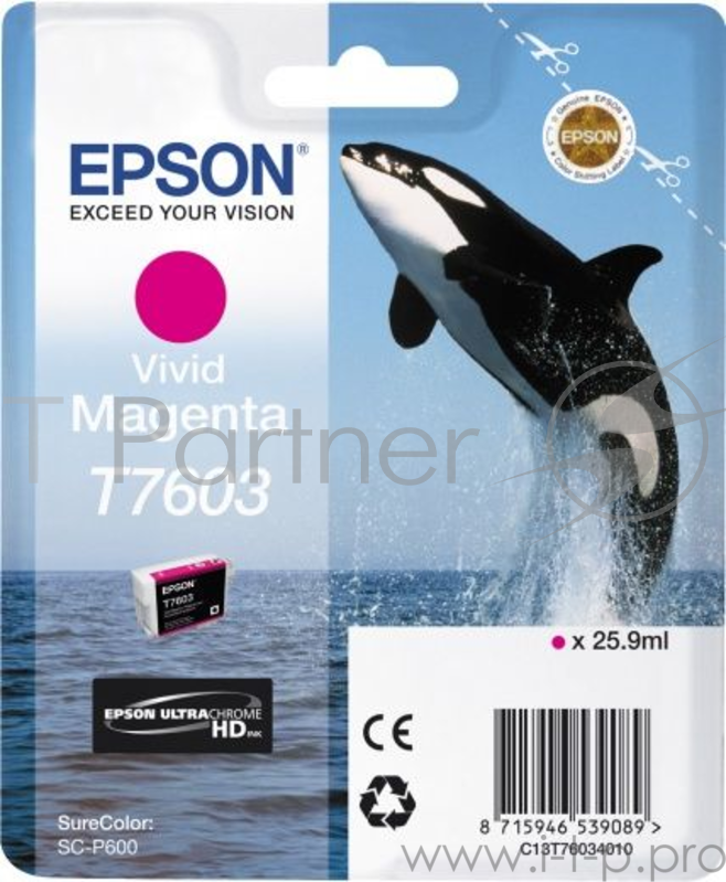 Картридж EPSON T7603 пурпурный для SC-P600