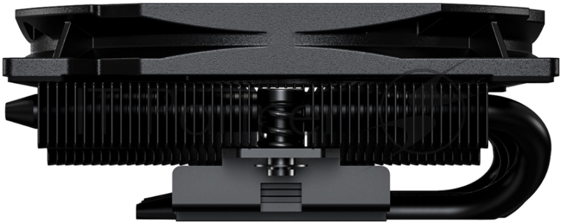 Кулер для процессора ID-COOLING IS-37-XT BLACK LGA1700/1200/115X/AM5/AM4 низкопрофильный высота 37mm (24шт/кор, TDP 95W, PWM, 3 тепл.трубки прямого контакта, FAN 92mm, черный) BOX