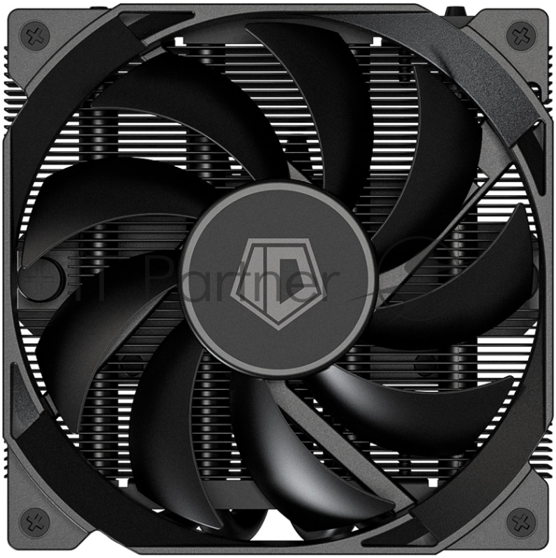 Кулер для процессора ID-COOLING IS-37-XT BLACK LGA1700/1200/115X/AM5/AM4 низкопрофильный высота 37mm (24шт/кор, TDP 95W, PWM, 3 тепл.трубки прямого контакта, FAN 92mm, черный) BOX