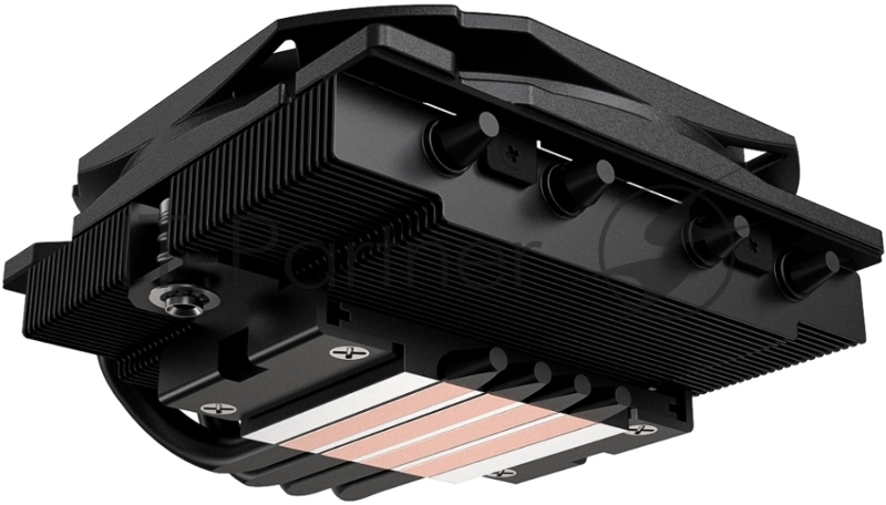 Кулер для процессора ID-COOLING IS-37-XT BLACK LGA1700/1200/115X/AM5/AM4 низкопрофильный высота 37mm (24шт/кор, TDP 95W, PWM, 3 тепл.трубки прямого контакта, FAN 92mm, черный) BOX