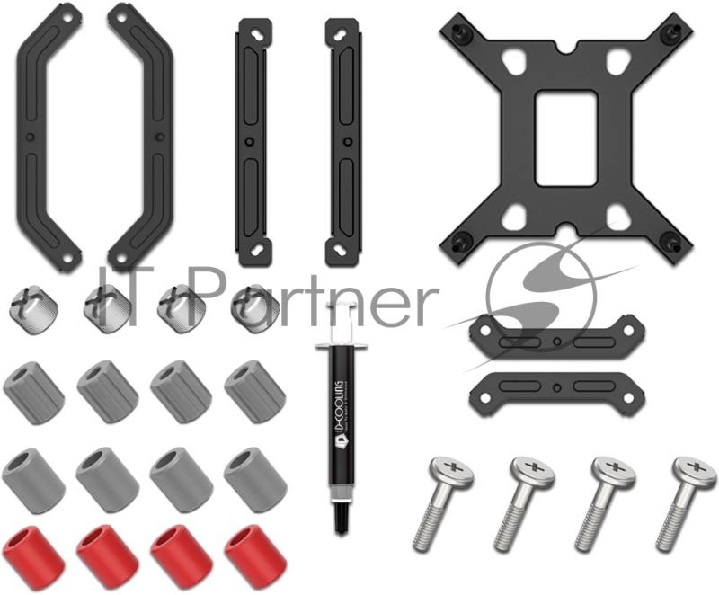 Кулер для процессора ID-COOLING IS-37-XT BLACK LGA1700/1200/115X/AM5/AM4 низкопрофильный высота 37mm (24шт/кор, TDP 95W, PWM, 3 тепл.трубки прямого контакта, FAN 92mm, черный) BOX