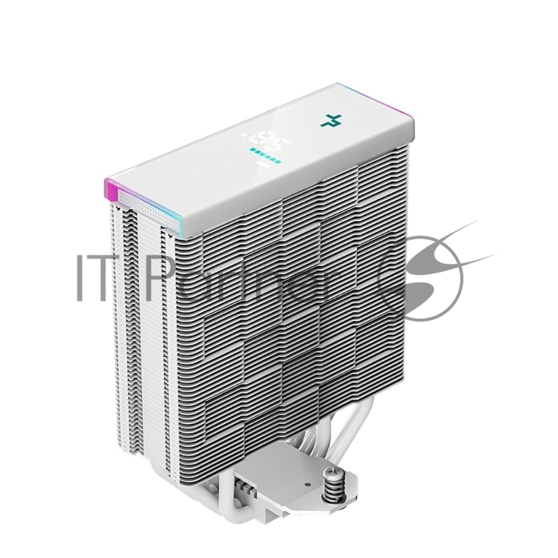 Вентилятор для процессора DeepCool AK400 DIGITAL Socket 1700/115X/1200/AM5/AM4, 120mm, 1850rpm, 28 дБА, 220W, PWM 4-pin, Al-Cu (R-AK400-WHADMN-G)