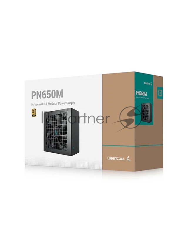 Блок питания Deepcool PN650M (ATX 3.1, 650W, Full Cable Management, PWM 120mm fan, Active PFC, 80+ GOLD, Gen5 PCIe) RET
