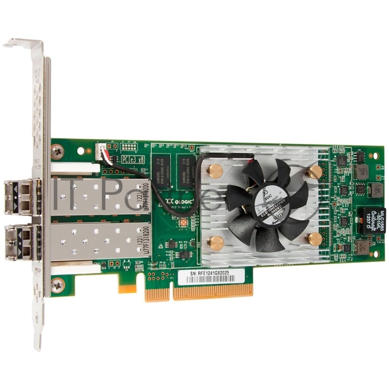 Контроллер Qlogic QLE2672-CK 16Gb Dual Port FC HBA x8 PCIe LC multi-mode optic