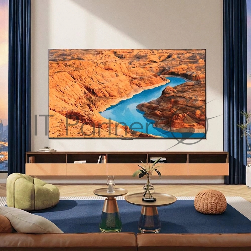 Телевизор QLED TCL 75 75C655PRO черный 4K Ultra HD 60Hz DVB-T DVB-T2 DVB-C DVB-S DVB-S2 USB WiFi Smart TV (RUS)