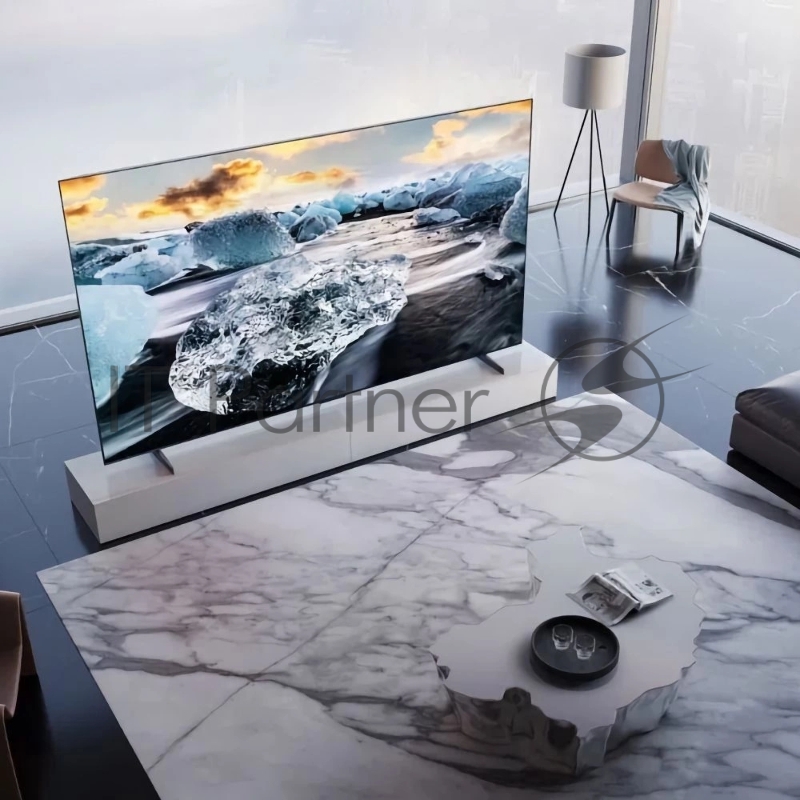 Телевизор QLED TCL 85 85C855 черный 4K Ultra HD 120Hz DVB-T DVB-T2 DVB-C DVB-S DVB-S2 USB WiFi Smart TV