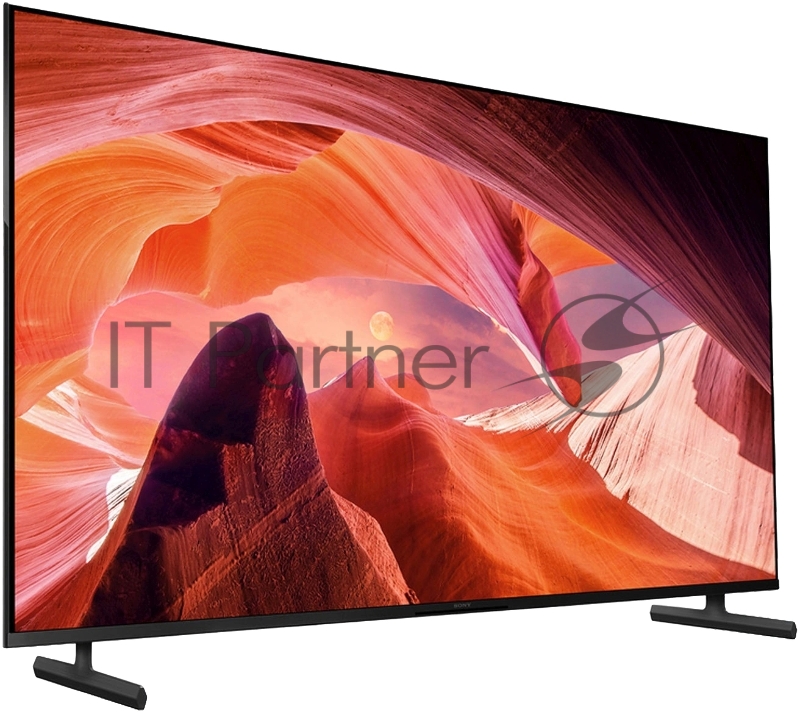 Телевизор LED Sony 85 KD-85X80L BRAVIA черный 4K Ultra HD 60Hz DVB-T DVB-T2 USB WiFi Smart TV