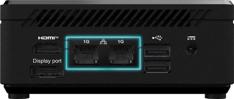 Неттоп MSI Cubi N ADL Intel Processor N200, 4Gb DDR4 SO-DIMM, 128GB SSD M.2, Intel UHD Graphics, noDVD, WiFi, BT, 65W, no keyboard&mouse, WinPro11, 1y war-ty