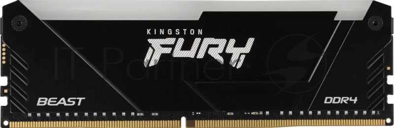 Память DDR4 32GB 2666MHz Kingston KF426C16BB2A/32 Fury Beast RGB RTL Gaming PC4-21300 CL16 DIMM 288-pin 1.2В dual rank с радиатором Ret