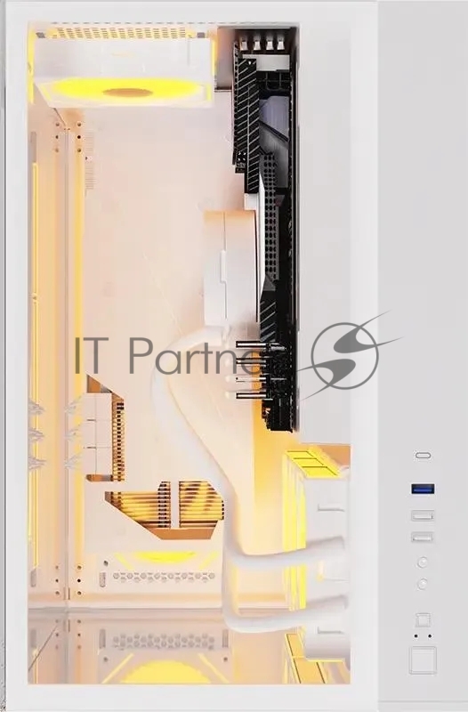 Корпус Formula Crystal Z9 белый без БП ATX 7x120mm 2xUSB3.0 audio bott PSU