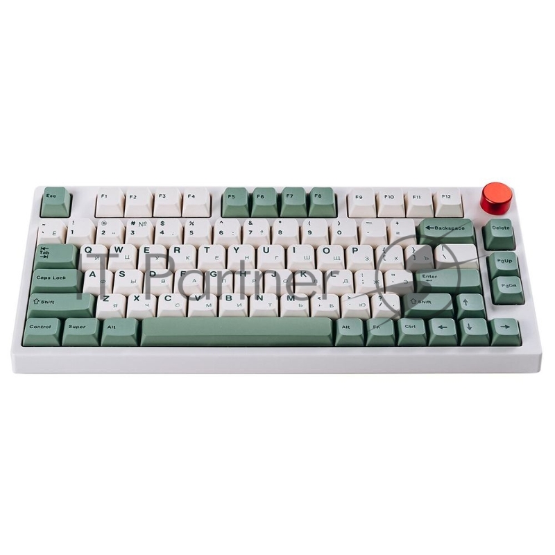 Клавиатура Epomaker TH80 Pro Keyboard Gateron Blue White Botanic Garden