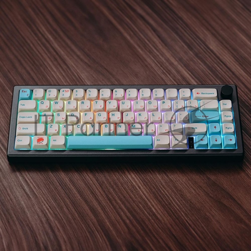 Клавиатура Epomaker EK68 Keyboard Gateron Pro 2.0 Yellow Black Sushi