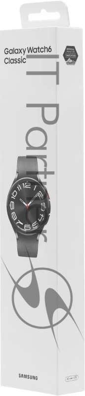 Смарт-часы Samsung Galaxy Watch 6 Classic LTE 43мм 1.3 Super AMOLED корп.черный рем.черный (SM-R955FZKACAU)