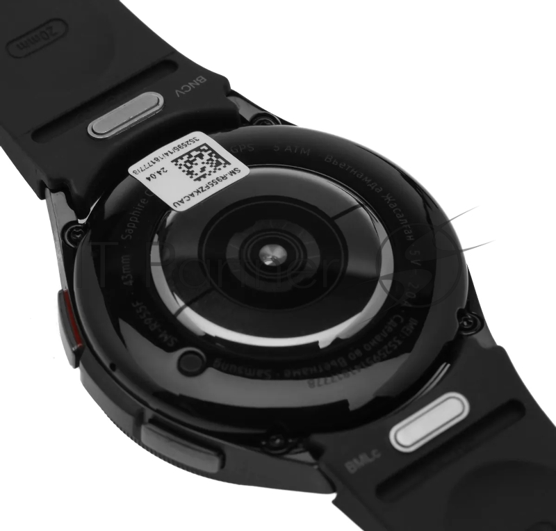 Смарт-часы Samsung Galaxy Watch 6 Classic LTE 43мм 1.3 Super AMOLED корп.черный рем.черный (SM-R955FZKACAU)