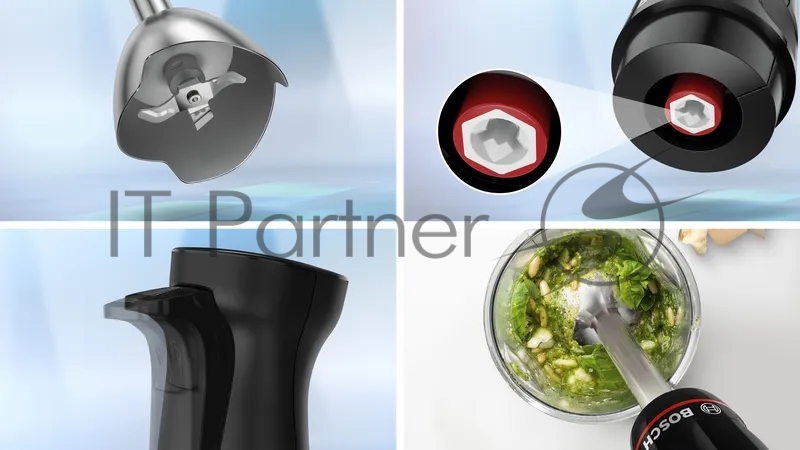 Блендер погружной Bosch MSM4B621 1000Вт черный