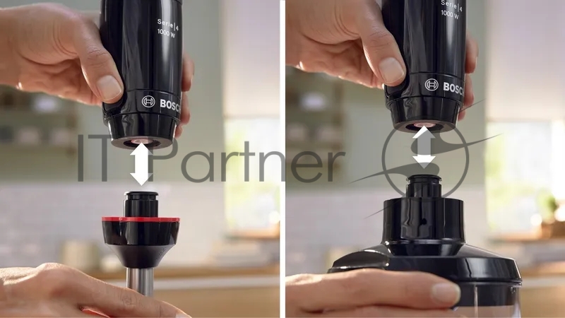 Блендер погружной Bosch MSM4B621 1000Вт черный