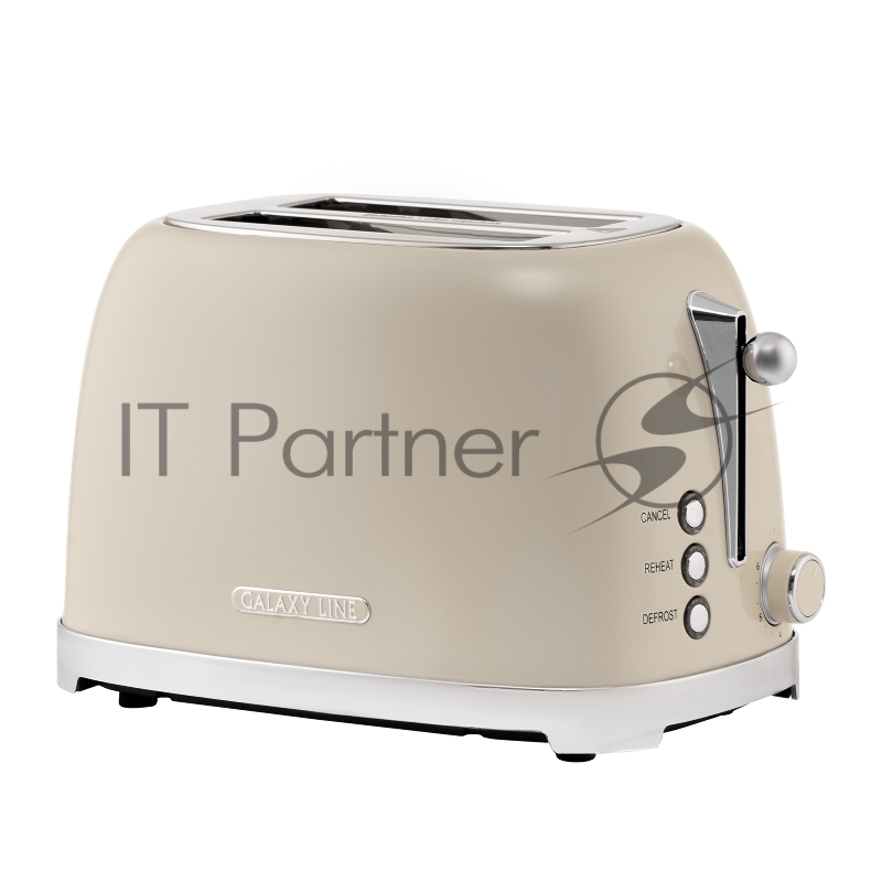 Тостер Galaxy Line GL 2918 900Вт кремовый