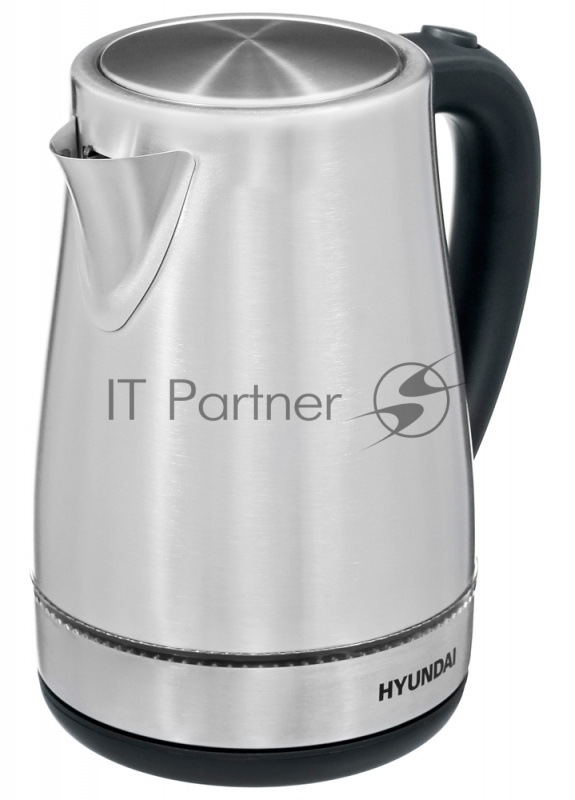 Чайник электрический Hyundai HYK-S3020 1.7л. 2200Вт серебристый матовый/черный (корпус: металл)