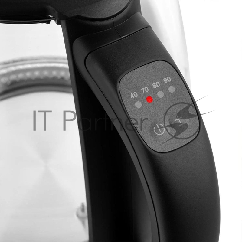 Чайник электрический Kitfort КТ-6145 2л. 2200Вт черный/серебристый (корпус: пластик/стекло)