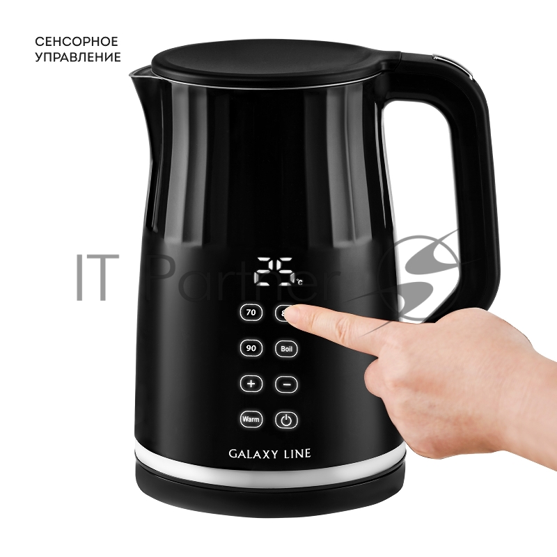 Дубль артикула 10749383 Чайник электрический Galaxy Line GL 0337 1.7л. 2200Вт черный