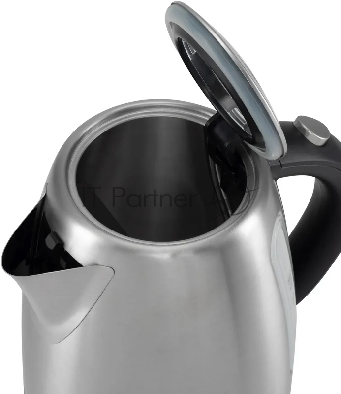 Чайник электрический Hyundai HYK-S9409 1.7л. 2200Вт серебристый матовый/черный (корпус: нержавеющая сталь)