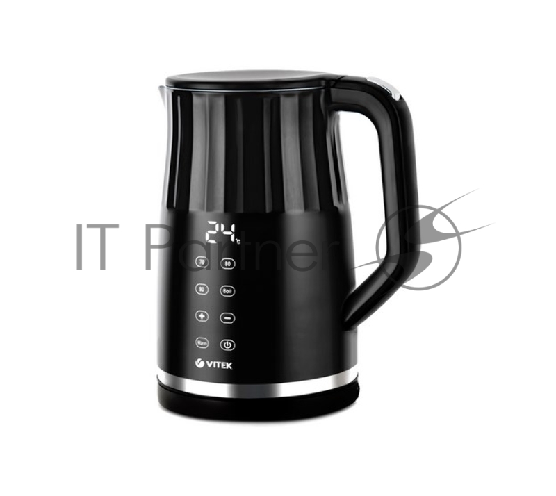 Чайник VITEK VT-8826, 1,7 л, 2200 Вт, металл/пластик