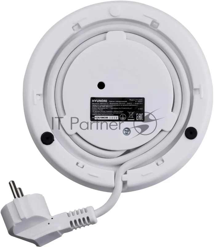 Чайник электрический Hyundai HYK-G8880 2л. 2200Вт серый/серебристый корпус: стекло