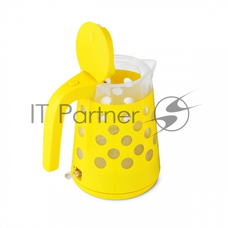 Чайник BQ KT1713P Yellow. Мощность:2200 Вт/Объем 1,7л/ LED подсветка/ Шкала уровня воды/ Вращающейся корпус на 360 градусов/ Отсек для хранения электрошнура в подставке/ Длина шнура: 0,7м/Напряжение:220-240, 50-60 Гц/ Совершенство деталей, яркое цвет