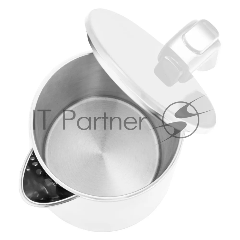 Чайник BQ KT1716P White. Мощность:1800 Вт/Объем 1л/ Двухслойный корпус, внутренная колба из нержавеющей стали препятствует соприкоснавению пластика с кипящей водой, внешняя поверхность выполнена из высококачественного пластика - корпус не нагревается