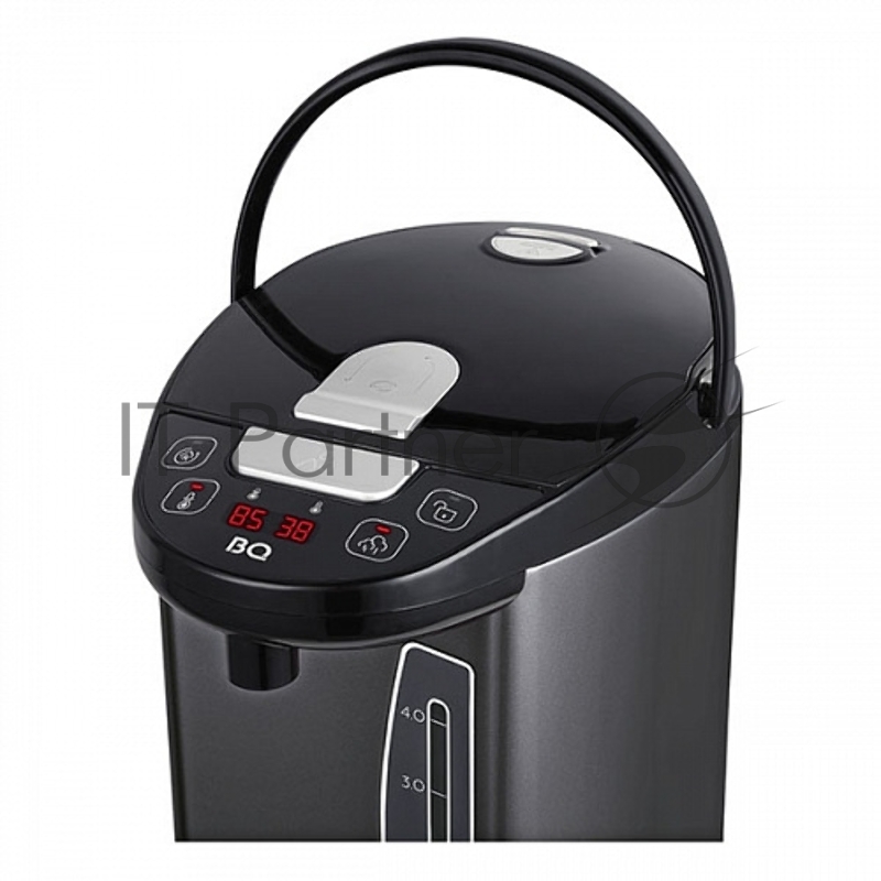 Термопот BQ TP432 Black, Мощность 1600 Вт, Объем 5 л, 10 режимов поддержания температуры, Электрическая помпа. Подача воды одним нажатием, Удобное интуитивное управление. LED индикация текущей и выбранной температуры