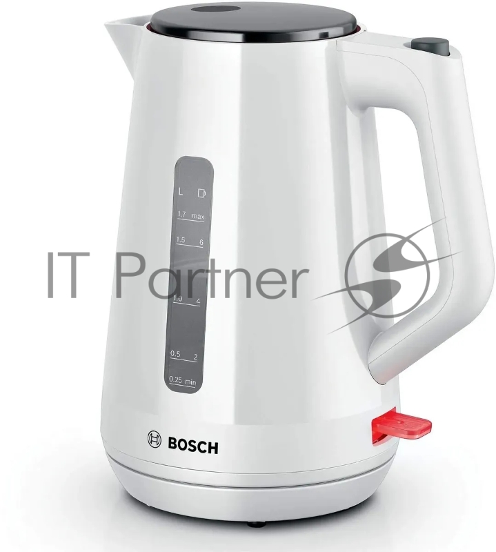 Чайник электрический Bosch TWK1M121 1.7л. 2400Вт белый корпус: пластик