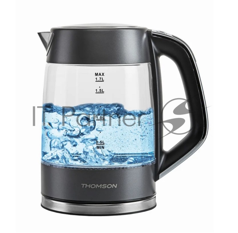 Чайник THOMSON GLASS K20ES-2002 1.7L GRAY