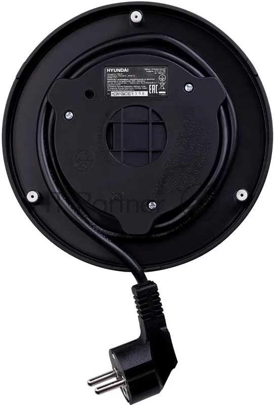 Чайник электрический Hyundai HYK-G7700 2.5л. 2200Вт кремовый/черный корпус: стекло