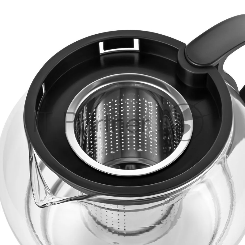 Чайный набор Kitfort КТ-6178 2л. 1500Вт черный корпус: стекло/пластик