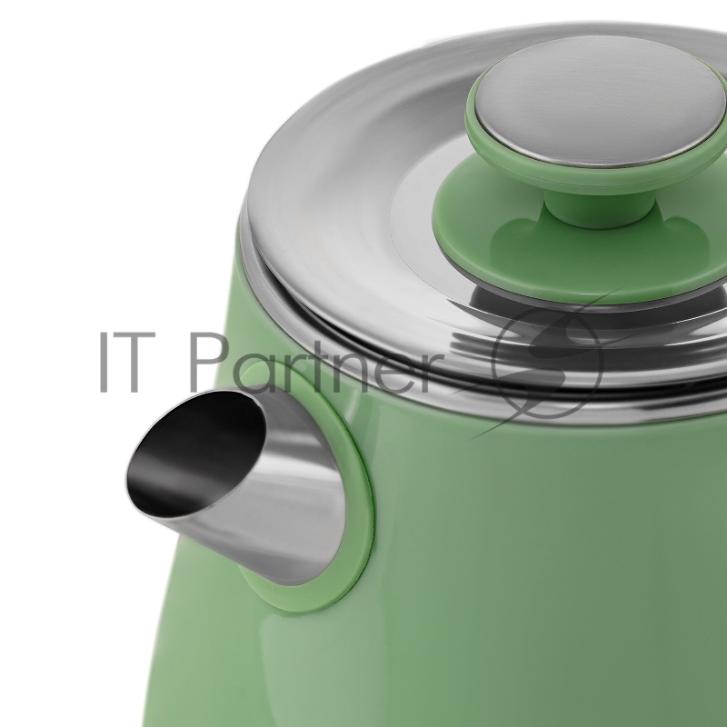 Чайник электрический GALAXY LINE GL 0331, зеленый, пластик, двойная стенка из нержавеющей стали AISI 304 и пищевого пластика, 2200 Вт, 1,8 л, индикатор работы