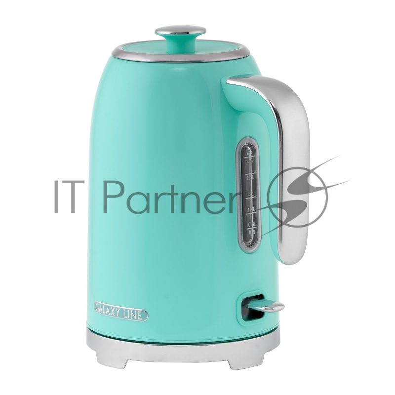 Чайник электрический Galaxy Line GL 0347 1.7л. 2200Вт бирюзовый корпус: нерж.сталь (ГЛ0347Л)