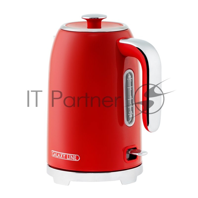 Чайник электрический Galaxy Line GL 0349 1.7л. 2200Вт красный корпус: нерж.сталь (ГЛ0349Л)