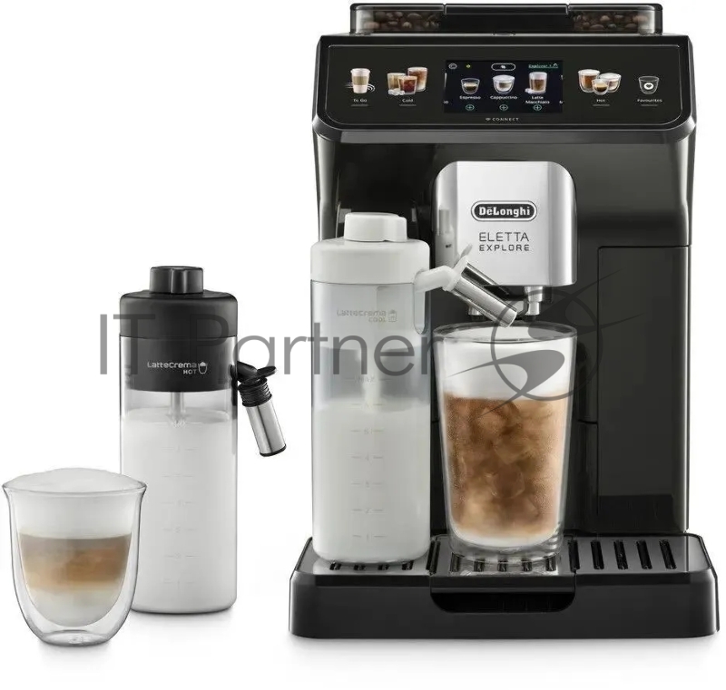 Кофемашина Delonghi ECAM450.65.G 1450Вт серый/черный