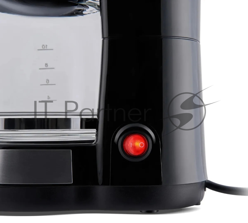 Кофеварка капельная Domfy metal DSM-CM301 1000Вт черный/серебристый