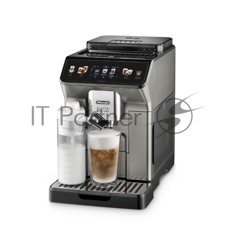 Кофемашина Delonghi ECAM450.86.T 1450Вт черный/серебристый