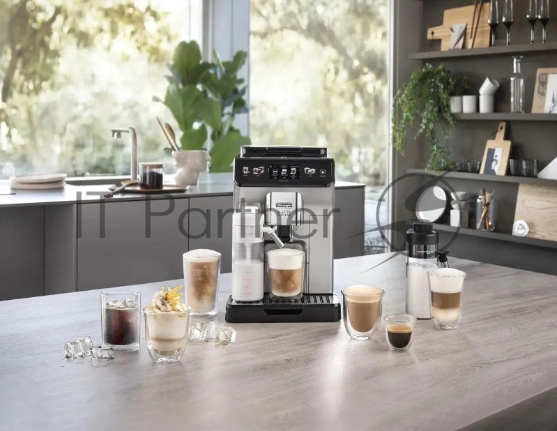 Кофемашина Delonghi Eletta Explore ECAM450.65.S 1450Вт серебристый