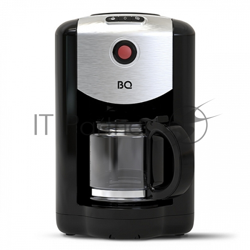 Капельная кофеварка со встроенной кофемолкой BQ CM1009 Black-Steel, Мощность 700 Вт, Объем 625 мл, 70 г объем кофемолки, Функция автоподогрева, Встроенная кофемолка. Измельчает зерна непосредственно перед завариванием для раскрытия аромата кофе, Защи