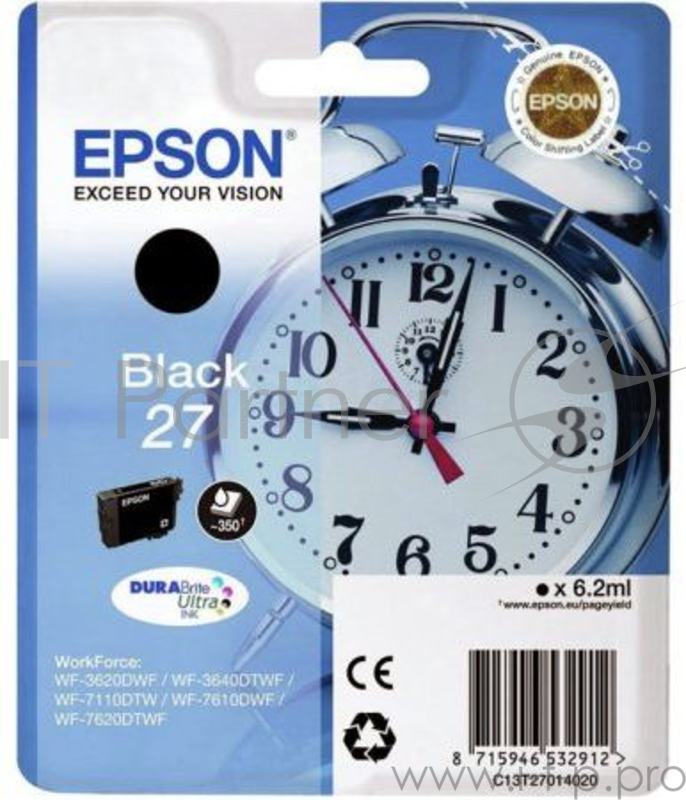 Картридж EPSON T2701 черный для WF-7110/7610/7620
