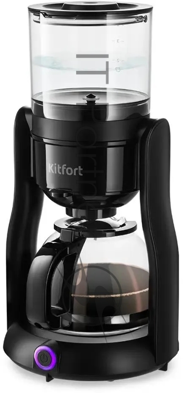 Кофеварка капельная Kitfort КТ-7136 680Вт черный