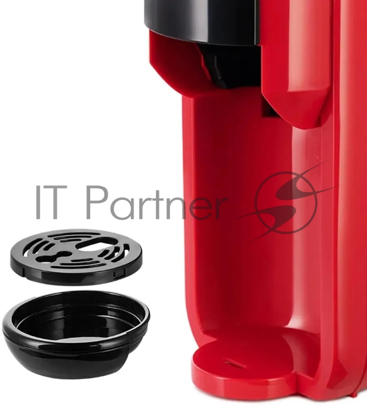 Кофеварка Kitfort КТ-7403 1450Вт красный/черный