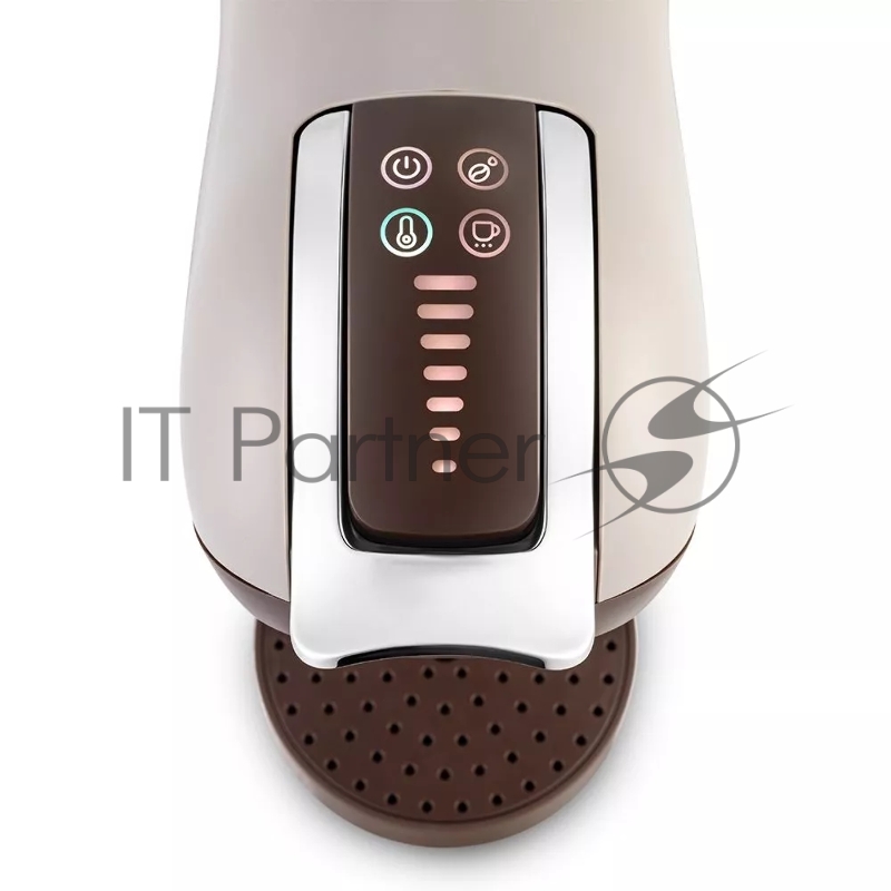 Кофеварка Kitfort КТ-7448 1400Вт коричневый/бежевый