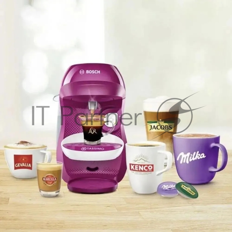 Кофемашина Bosch TAS1001 1400Вт фиолетовый