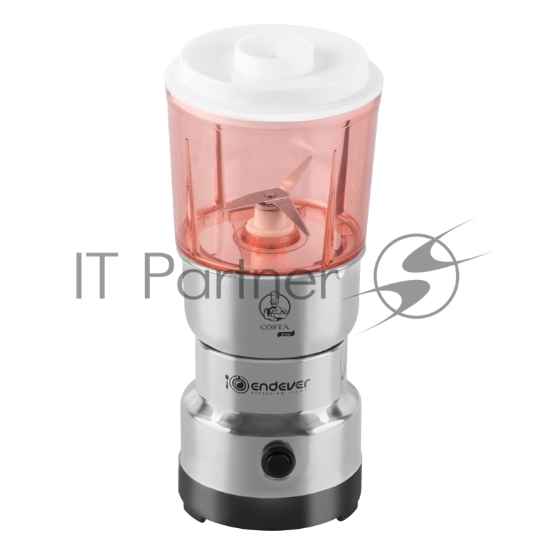 Кофемолка Endever Costa-1066, 150 Вт, до 25000 об/мин, цвет стальной, вес продукта для помола 120 гр, 24 шт/уп