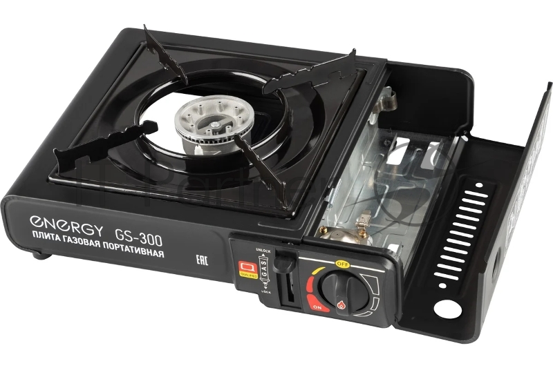 Плитка газовая портативная ENERGY GS-300 (2 типа подключения)