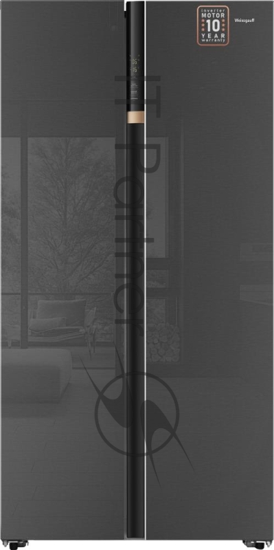 Холодильник WEISSGAUFF WSBS 590 INVERTER NO FROST INOX